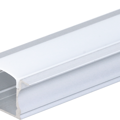 ALUMINIUM PROFILE FOR LED STRIP GRAY BODY L=2m 17.2×14.3×12.6mm