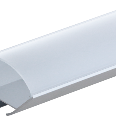 ALUMINIUM PROFILE ANGLE FOR LED STRIP GRAY BODY/WHITE COVER L=2m 16x16x10.5mm