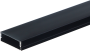 ALUMINIUM PROFILE FOR LED STRIP BLACK BODY/BLACK COVER L=2m 30x10mm