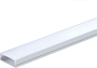 ALUMINIUM PROFILE FOR LED STRIP SILVER BODY/WHITE REFLECTOR  L=2m