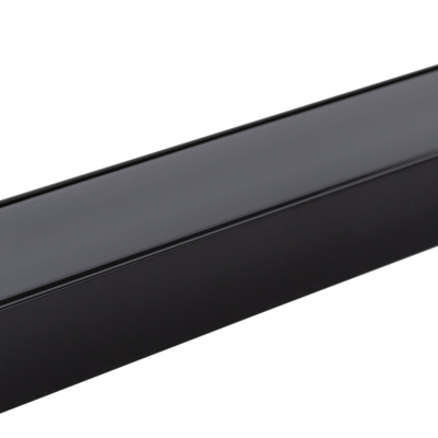 ALUMINIUM PROFILE FOR LED STRIP BLACK BODY/BLACK COVER L=2m 40x20mm