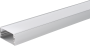 ALUMINIUM PROFILE FOR LED STRIP SILVER BODY/WHITE COVER L=2m 40x20mm