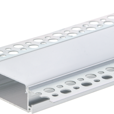 ALUMINIUM PROFILE FOR LED STRIP SILVER BODY/WHITE COVER L=2m 50x20mm