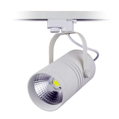 LED TRACK LIGHT 25W 110-240V COB WHITE BODY, 6000K