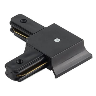 CONNECTOR FOR TRACK SYSTEM ANGLE BLACK