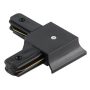 CONNECTOR FOR TRACK SYSTEM ANGLE BLACK