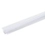 ALUMINIUM PROFILE FOR LED STRIP GRAY BODY/WHITE COVER L=2m 56x15x15mm