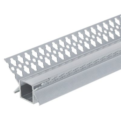 ALUMINIUM PROFILE FOR LED STRIP GRAY BODY/WHITE COVER L=2m 48x28mm