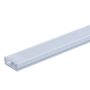 ALUMINIUM PROFILE FOR LED STRIP WHITE BODY/WHITE COVER L=2m 17.4x7x12.4mm