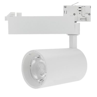 LED TRACK LIGHT 35W 220V/650mA BA=24° 110Lm/W WHITE BODY, 5000K