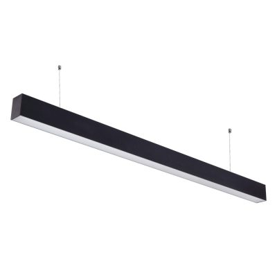 LED LINEAR SUSPENDED LIGHTS LINKABLE 40W AC200-240V BLACK BODY 6000K