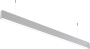 LED LINEAR UP-DOWN NON-LINKABLE 50W AC200-240V SILVER BODY 4000K