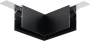 SURFACE CORNER FOR MAGNETIC TRACK SYSTEM - S