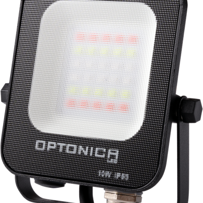 LED SMD FLOODLIGHT BLACK 10W 800LM AC220-240V 90° IP65 GREEN