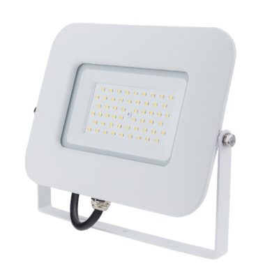 LED SMD FLOODLIGHT WHITE EPISTAR 50W AC170-265V 150° IP65 2800K 70CM CABLE