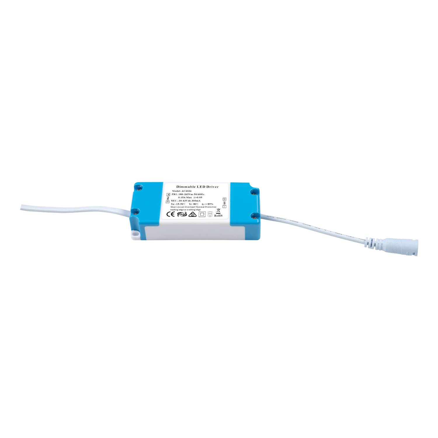 DIMMABLE DRIVER 220V 10-18*1W 300MA