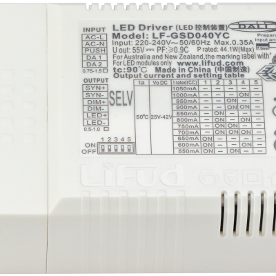 DALI DRIVER FOR LED PANEL 45W