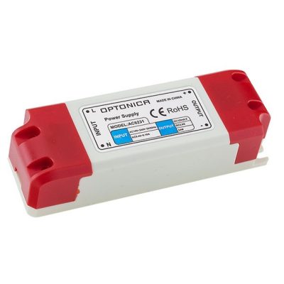 LED PLASTIC CASE POWER SUPPLY 24W 12V/2A – 3 YEARS WARRANTY