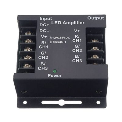 LED STRIP RGB AMPLIFIER,  IRON SHELL