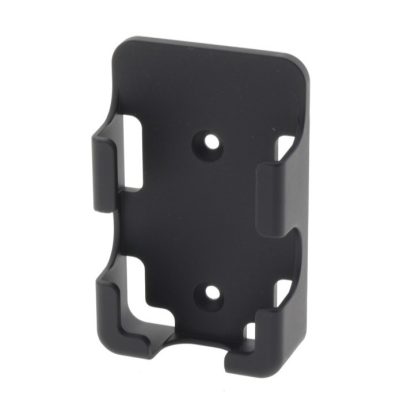 BLACK WALL MOUNTED HOLDER FOR REMOTE CONTROL