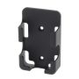 BLACK WALL MOUNTED HOLDER FOR REMOTE CONTROL