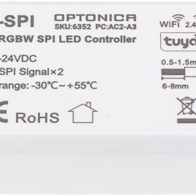 SPI LED CONTROLLER(TUYA+RF2.4GHZ) 5-24VDC