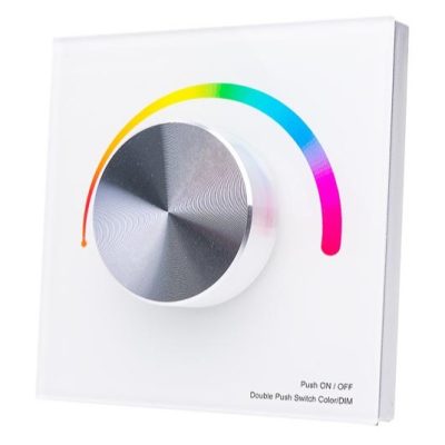 LED RGB CONTROLLER T3-K WHITE 12-24VDC 3CH*4A, MAX 12A 244W/488W(12V/24V)
