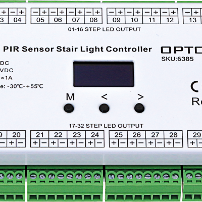 PIR SENSOR STAIR LIGHT CONTROLLER MAX 32STEPS MAX960pixels