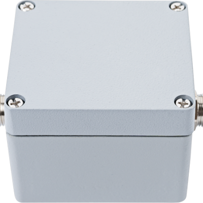 WATERPROOF ALUMINIUM BOX TERMINAL BLOCK IP68 450V/24A – 2 TERMINALS