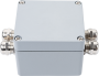 WATERPROOF ALUMINIUM BOX TERMINAL BLOCK IP68 450V/24A - 4 TERMINALS