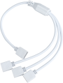 CONNECTOR 1Female+30cmWire+3Female 4P AWG