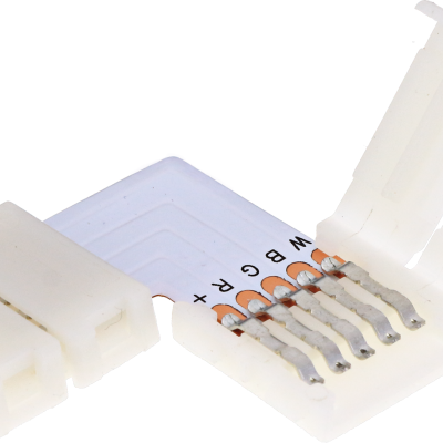 CONNECTOR FOR LED STRIP RGBW – ANGLE