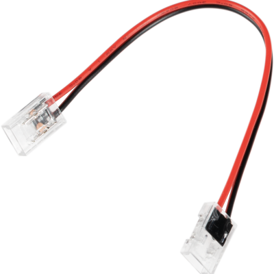 TWO END CONNECTOR WITH WIRE 8MM