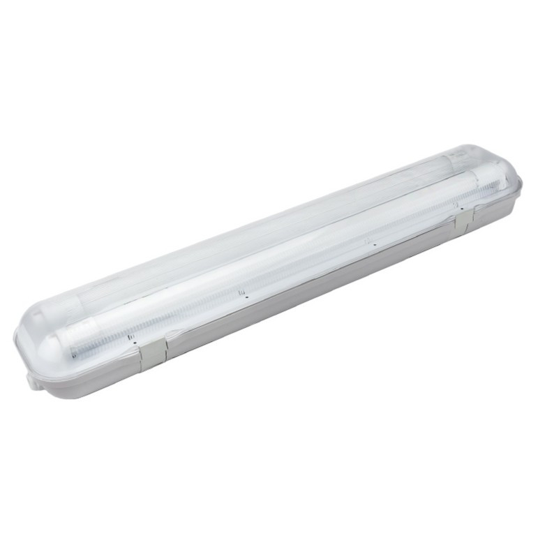 FIXTURE FOR ONE SIDE POWER LED TUBE T8 2*60CM IP