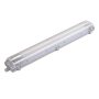 FIXTURE WITH LED TUBE T8 2*60CM 2*9W IP65 6000K