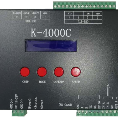 DC5V DMX/SPI CONTROLLER – 4 OUTPUT PORTS