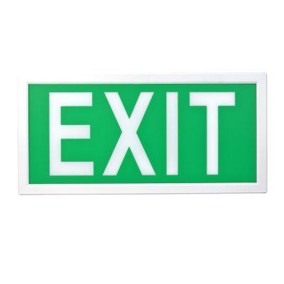 LED EMERGENCY EXIT LIGHT 3.6V 1200mAh 3-hours Emergency Duration with PVC Legend