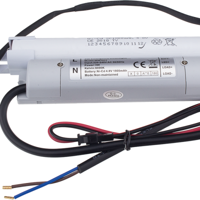 LED EMERGENCY LIGHT 3W OSRAM LED 4.8V 1800mAh 3W 3-hours Emergency Duration