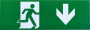SSET GREEN STICKERS 4pcs FOR 7201 (UP,LEFT,RIGHT,EXIT)