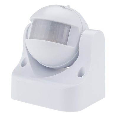 PIR MOTION SENSOR IP44 AC220-240V D:12m 180° Lux:10-