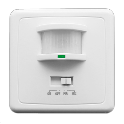 PIR MOTION SENSOR IP20 AC220-240V D:9m 160° Lux:10-