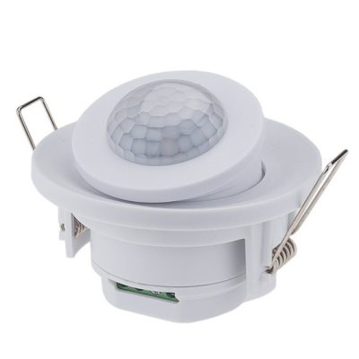 PIR MOTION SENSOR IP20 AC220-240V D:8m 360° Lux:10-