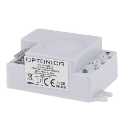 MICROWAVE SENSOR IP20 AC220-240V 5.8 Ghz D:3-10m 180°/300° Lux:10-