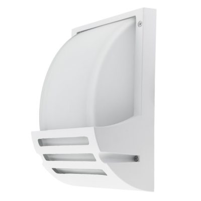 WALL LIGHT MATT WHITE ALUMINIUM 1*E