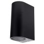 WALL LAMP ALUMINIUM BLACK BODY IP54 2*GU10 SOCKET AC220-240V