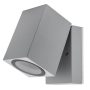 WALL LAMP ALUMINIUM SILVER BODY IP44 GU10 SOCKET AC220-240V
