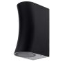 WALL LAMP ALUMINIUM BLACK BODY IP44 2*GU10 SOCKET AC220-240V