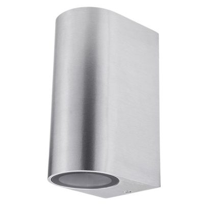 WALL LAMP ALUMINIUM POLISHED BODY IP54 2*GU10 SOCKET AC220-240V