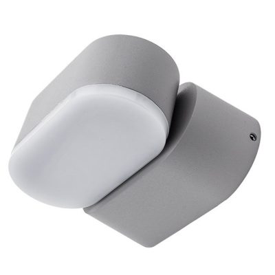 LED WALL LIGHT EPISTAR AC220-240V 6W IP54 660LM GREY BODY 3000K