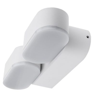 LED WALL LIGHT EPISTAR AC220-240V 2*6W IP54 1320LM WHITE BODY 3000K
